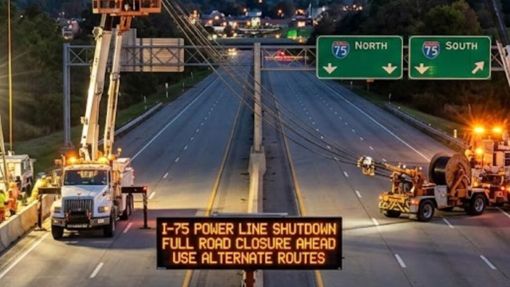 I-75 Power Line Shutdown – Causes, Impact, Safety Measures, and Latest Updates i-75 power line shutdown