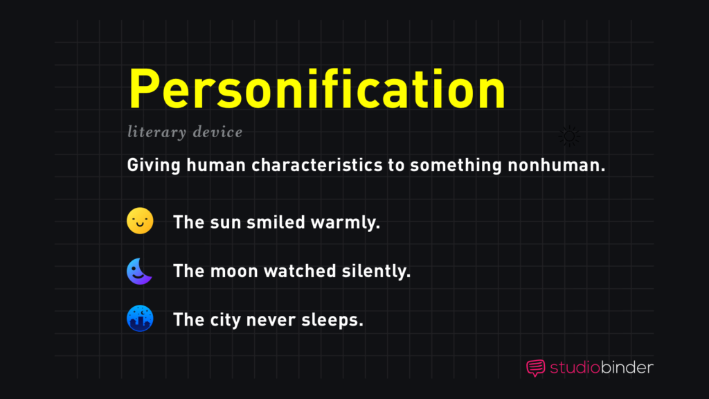 personification examples